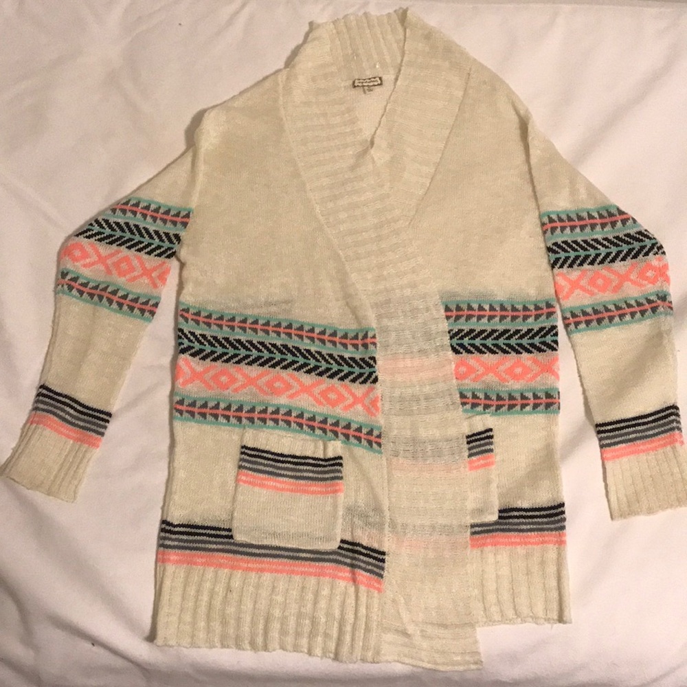 Colorful, light-weight cardigan